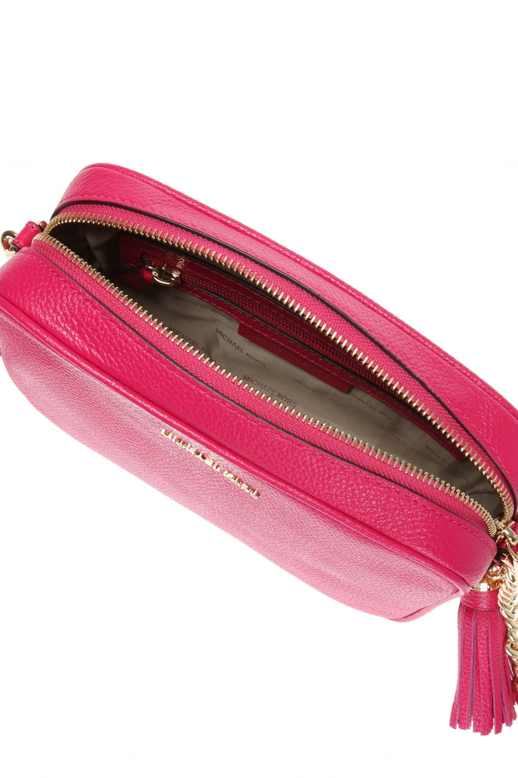 Michael kors pink outlet snakeskin purse